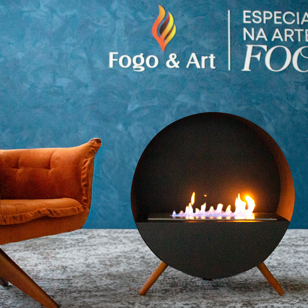 Lareira Portátil a Álcool