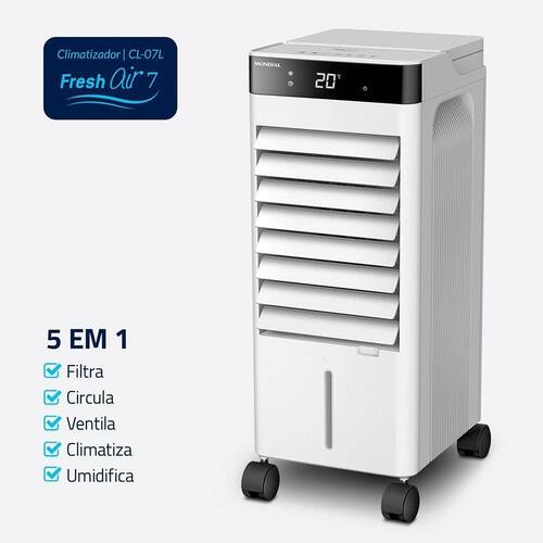 Climatizador Mondial Fresh Air 7L 90W CL-7L - Bivolt