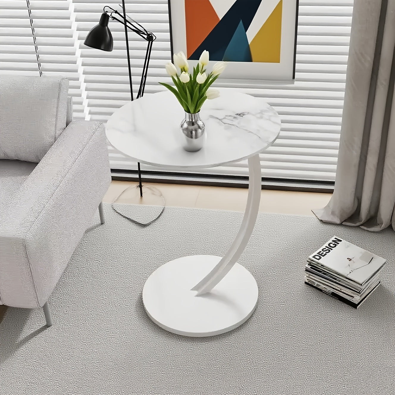 Mesa de Ferro Forjado Minimalista – Versátil para Canto, Centro ou Apoio Decorativo