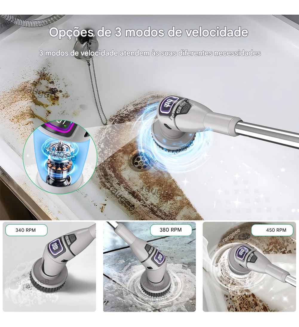 Limpeza Elétrica 10 Em 1 Escova De Limpeza Multifuncional