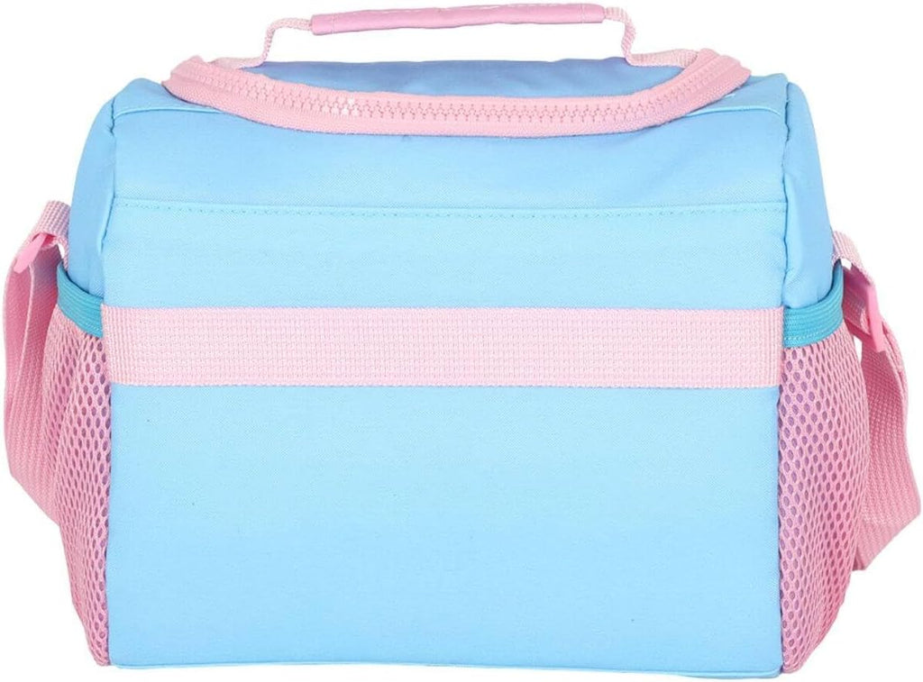 Kit Mochila Rodinhas Stitch Lancheira e Estojo