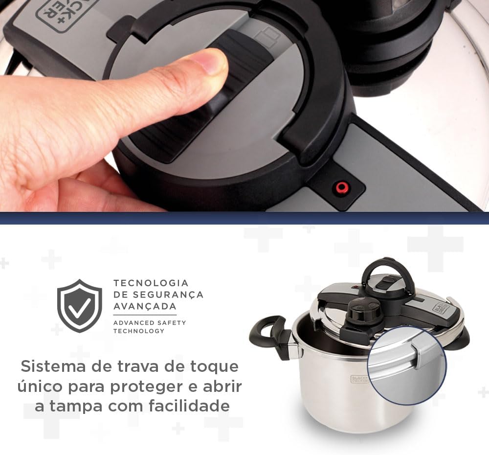 Panela de Pressão 6 litros Galaxy Pro