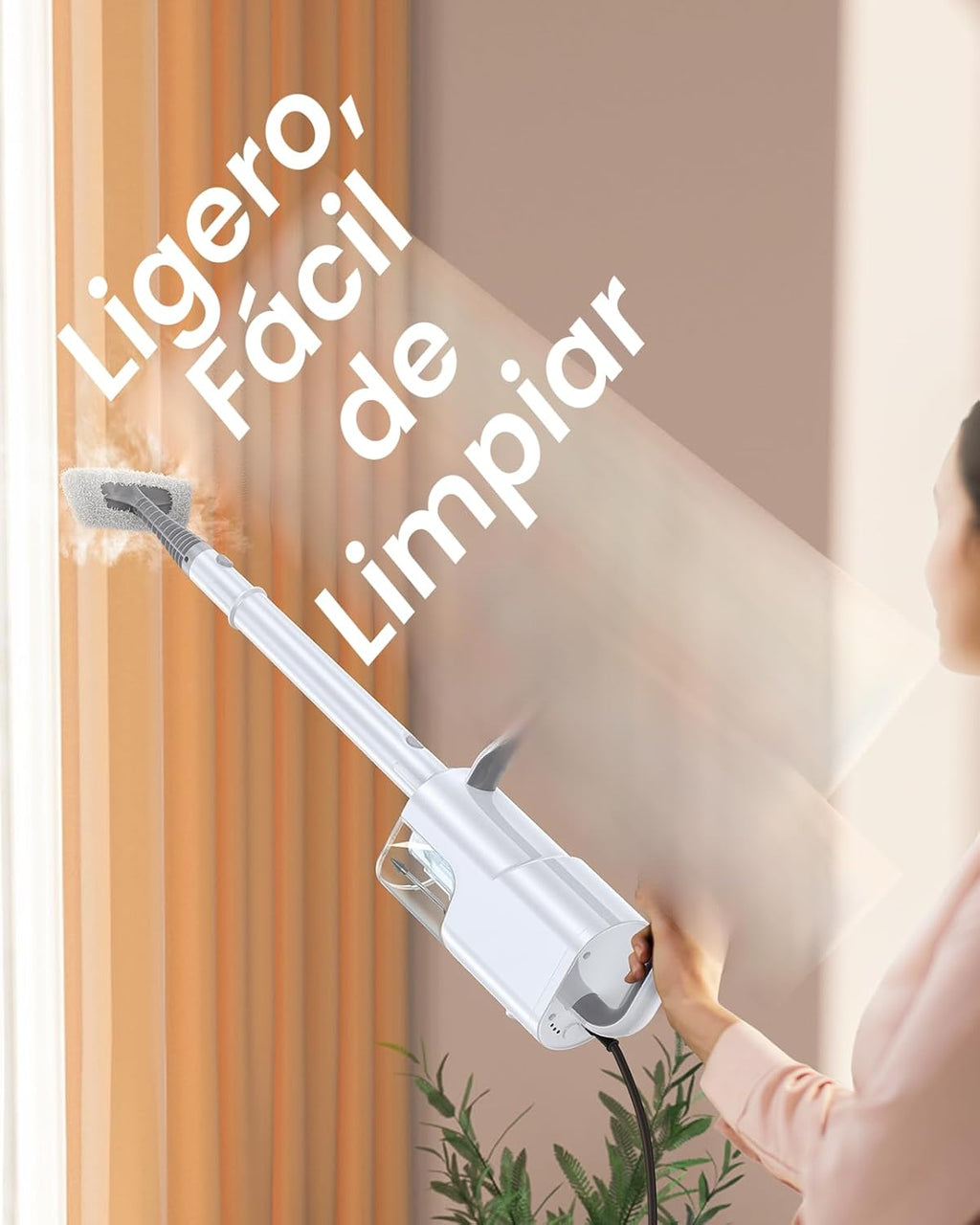 LABIGO Mop a Vapor 10 em 1 com Limpador a Vapor Portátil Destacável