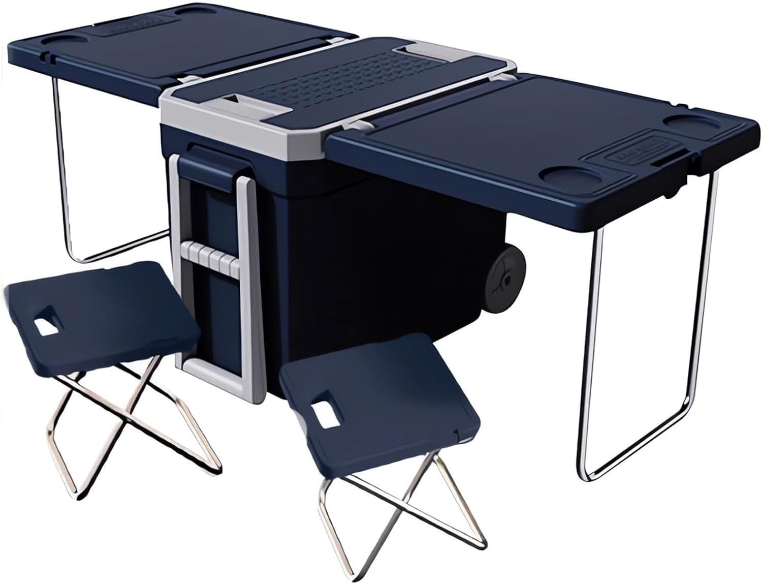 Caixa Térmica 32L, Rodinhas, Fechamento Hermético e Recipiente Interno Removível - Cooler para Bebidas