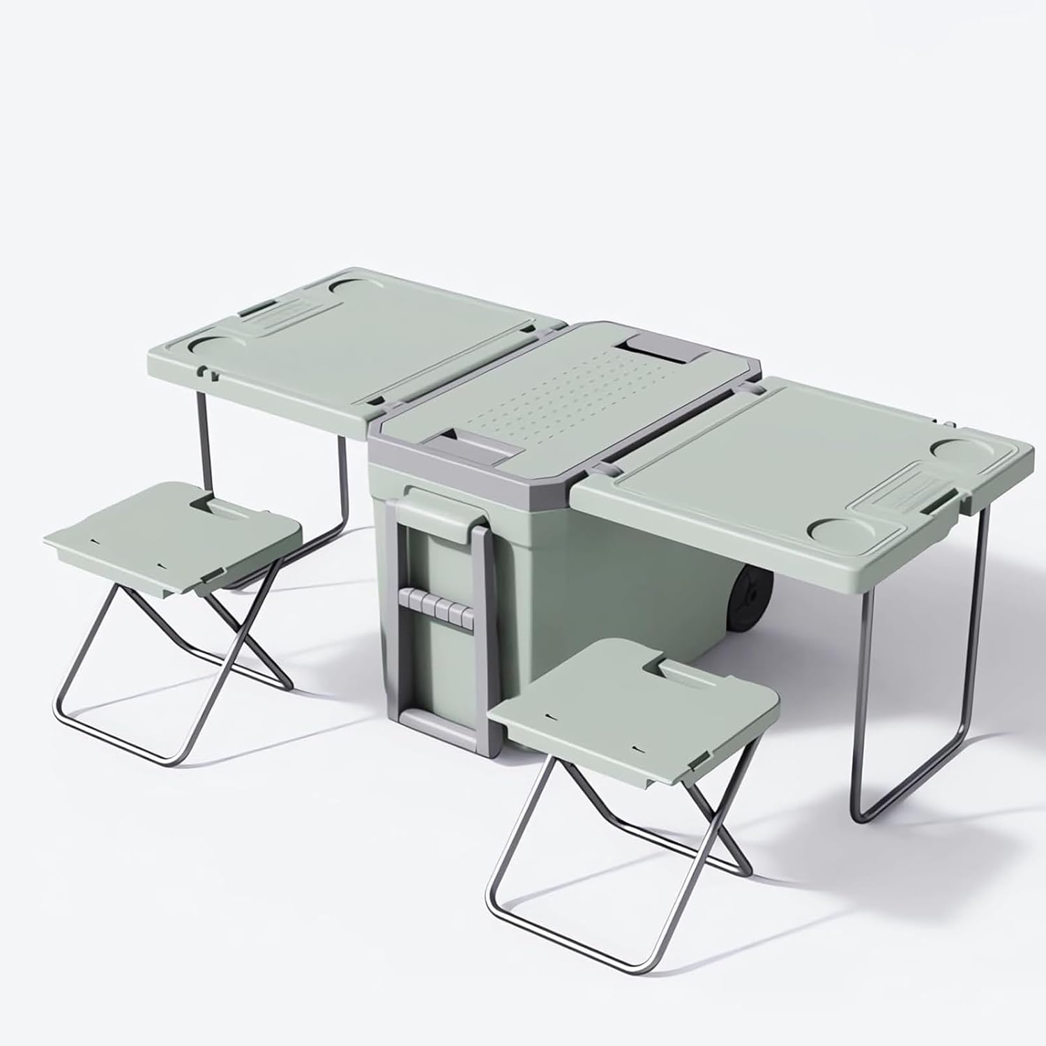 Caixa Térmica 32L, Rodinhas, Fechamento Hermético e Recipiente Interno Removível - Cooler para Bebidas