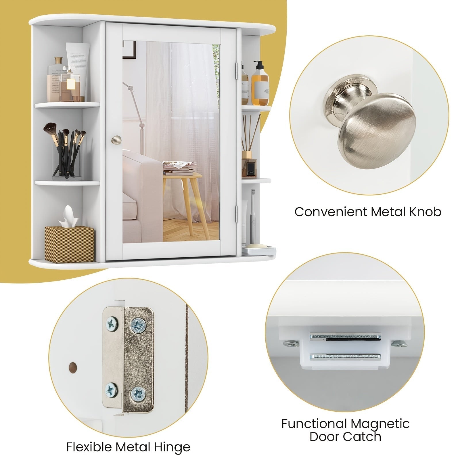 Armário de Banheiro com Espelho