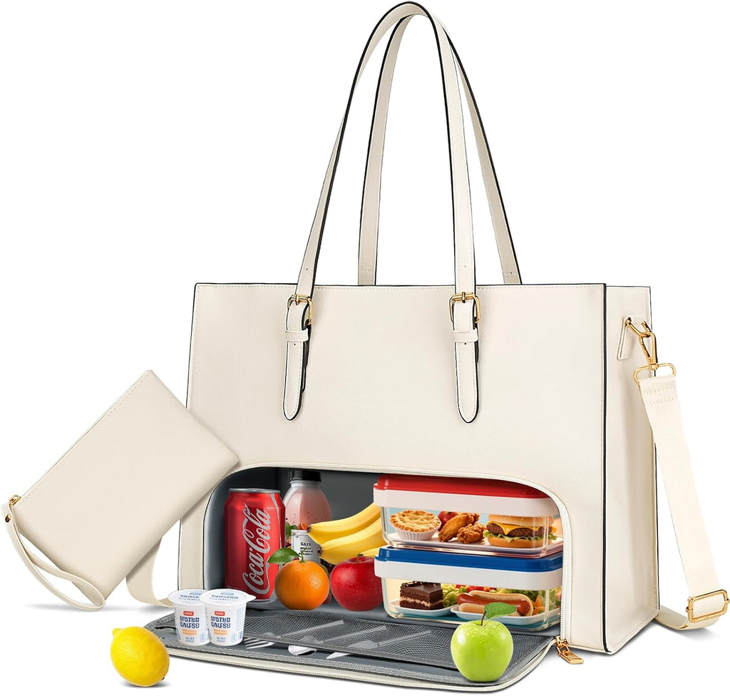 Bolsa Térmica Para Almoço Com Compartimento Para Trabalho