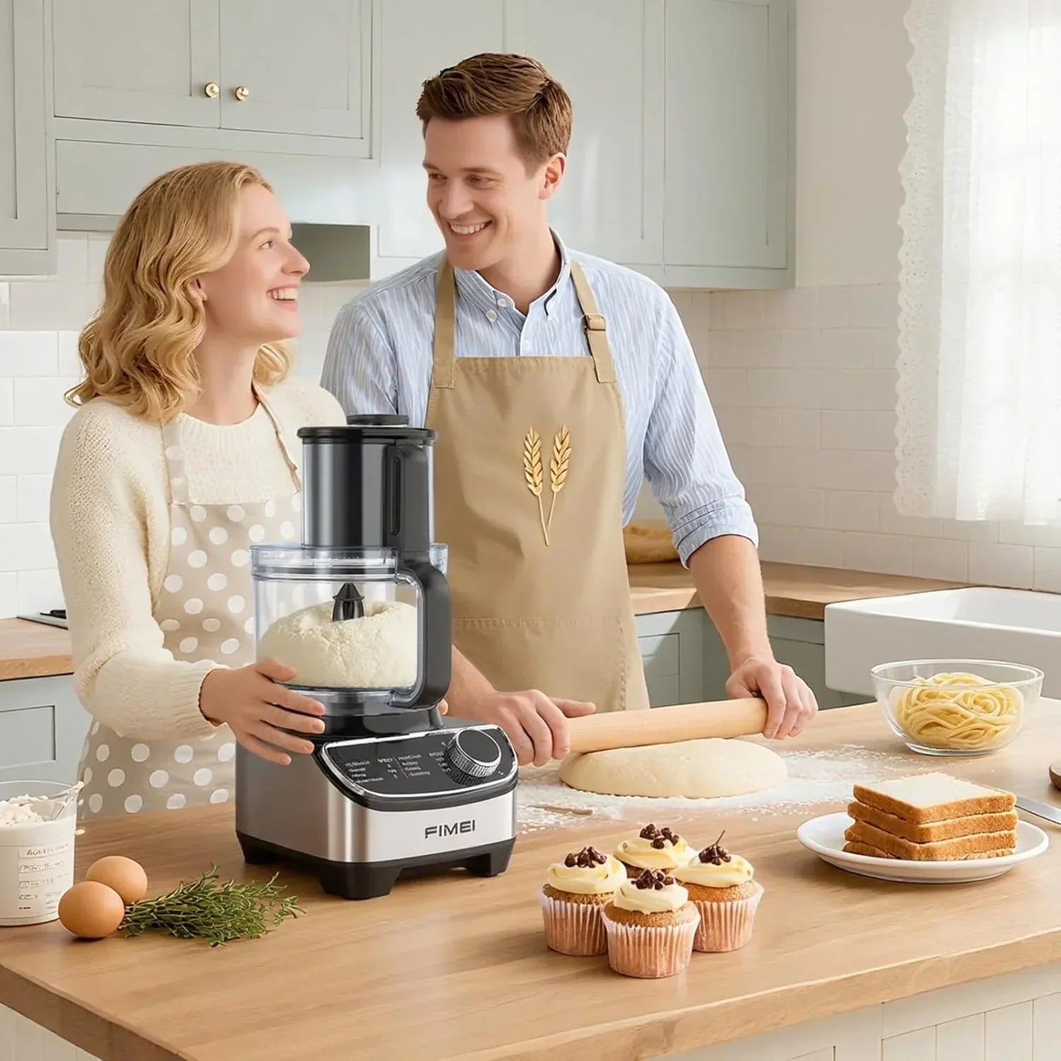 Processador De Alimentos Fimei De 12 Xícaras Com Lâminas