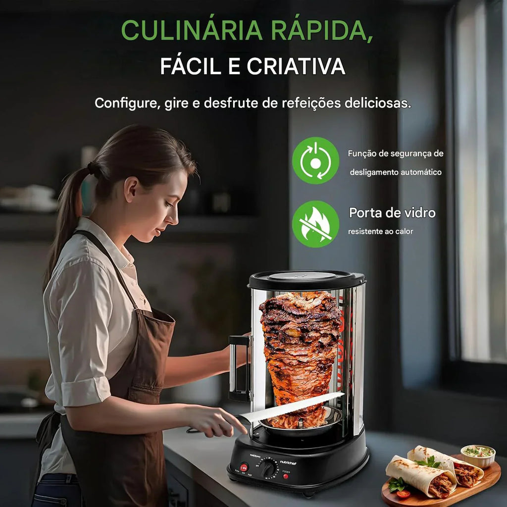 Forno Giratório Vertical NutriChef