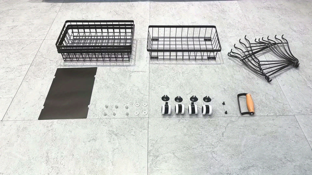 Cesto de Frutas e Legumes de 4/5 Camadas, Carrinho de Armazenamento Metálico Empilhável (com Rodas), Prateleira de Armazenamento Rotativa, Carrinho de Espaço Estreito, Prateleira de Canto, Prateleira Aberta | Adequado para Cozinha, Despensa, Casa de Banho