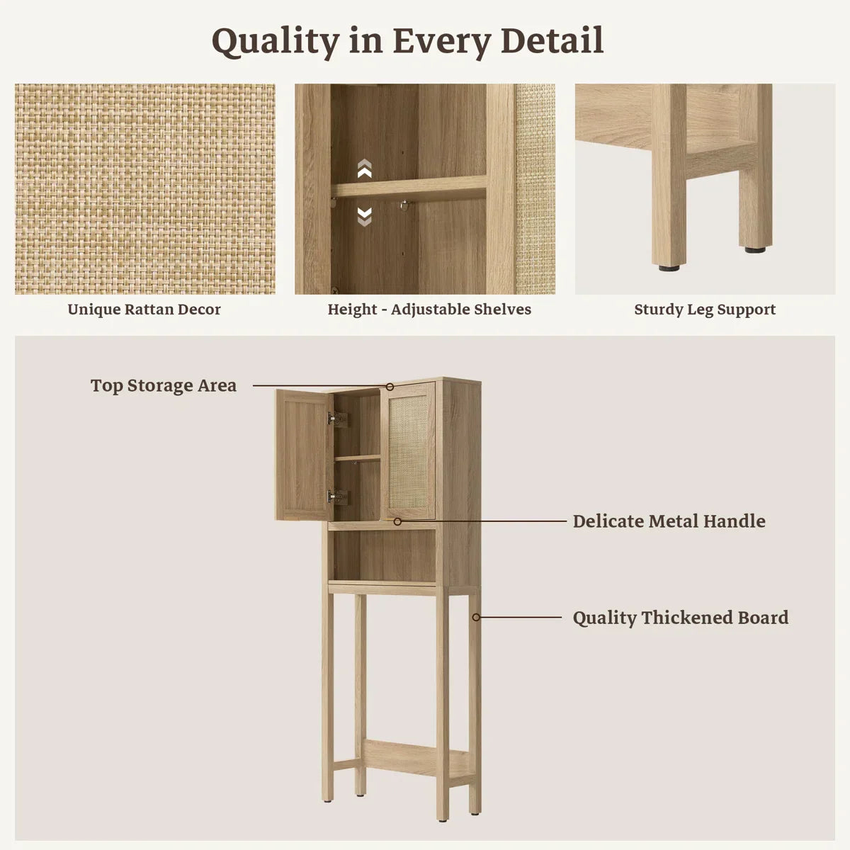 Armário de Banheiro Boho