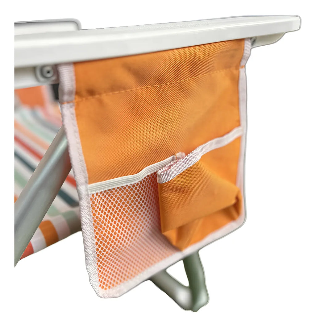 Cadeira Reclinável de Praia Alta Capri Camping Piscina