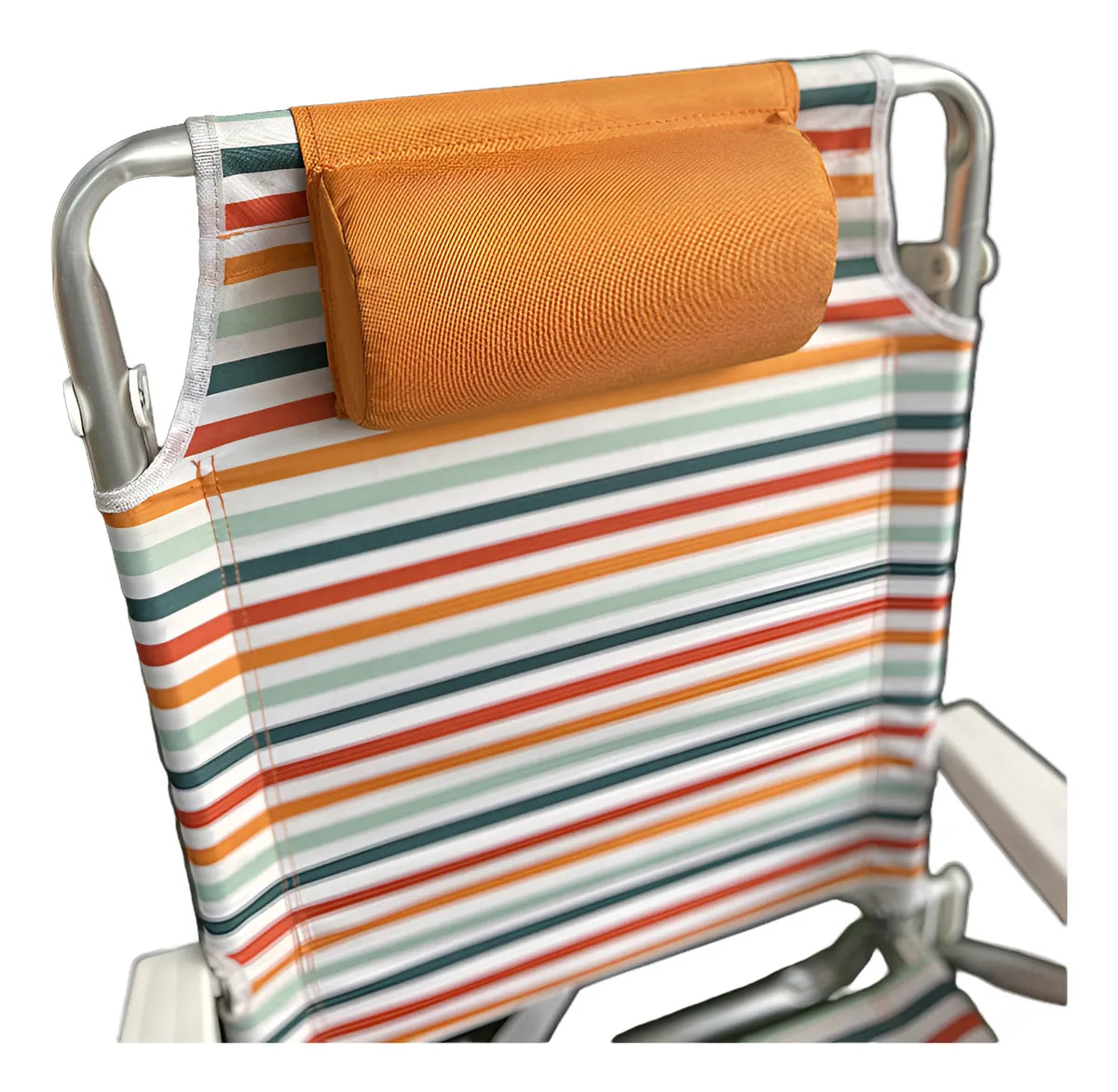 Cadeira Reclinável de Praia Alta Capri Camping Piscina