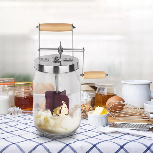 Batedor de Manteiga Manual com Manivela