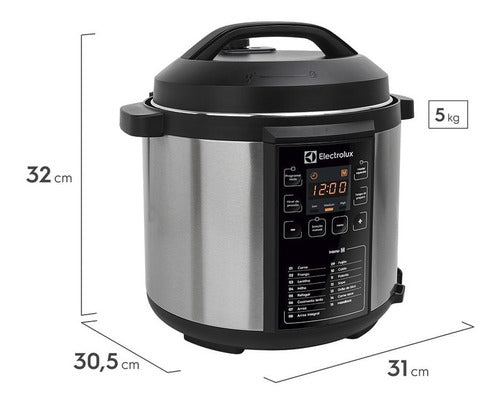 Panela Elétrica Pcc20 Inox 6L Com Tela Led