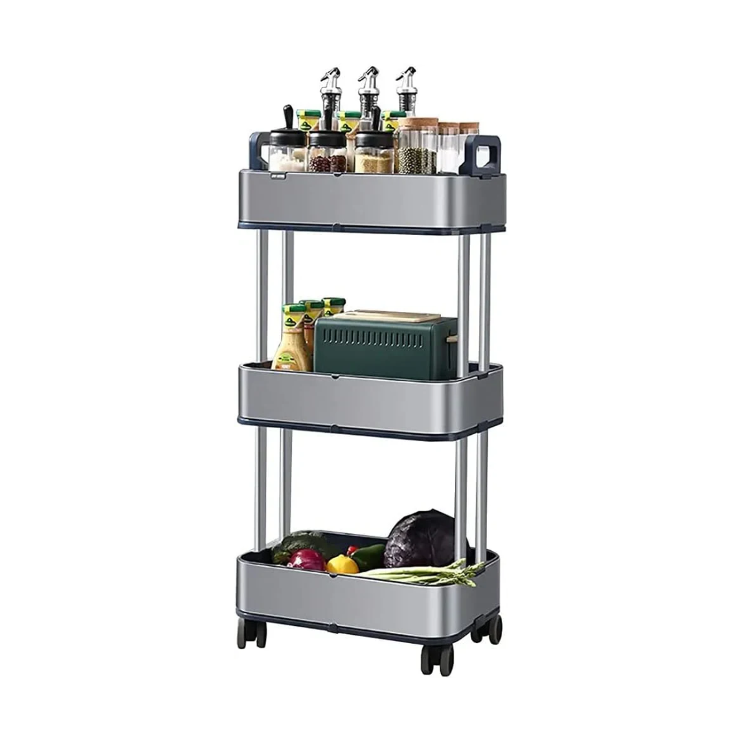 Organizador Móvel em Aço Inoxidável