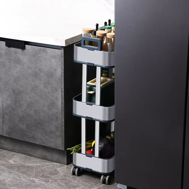 Organizador Móvel em Aço Inoxidável