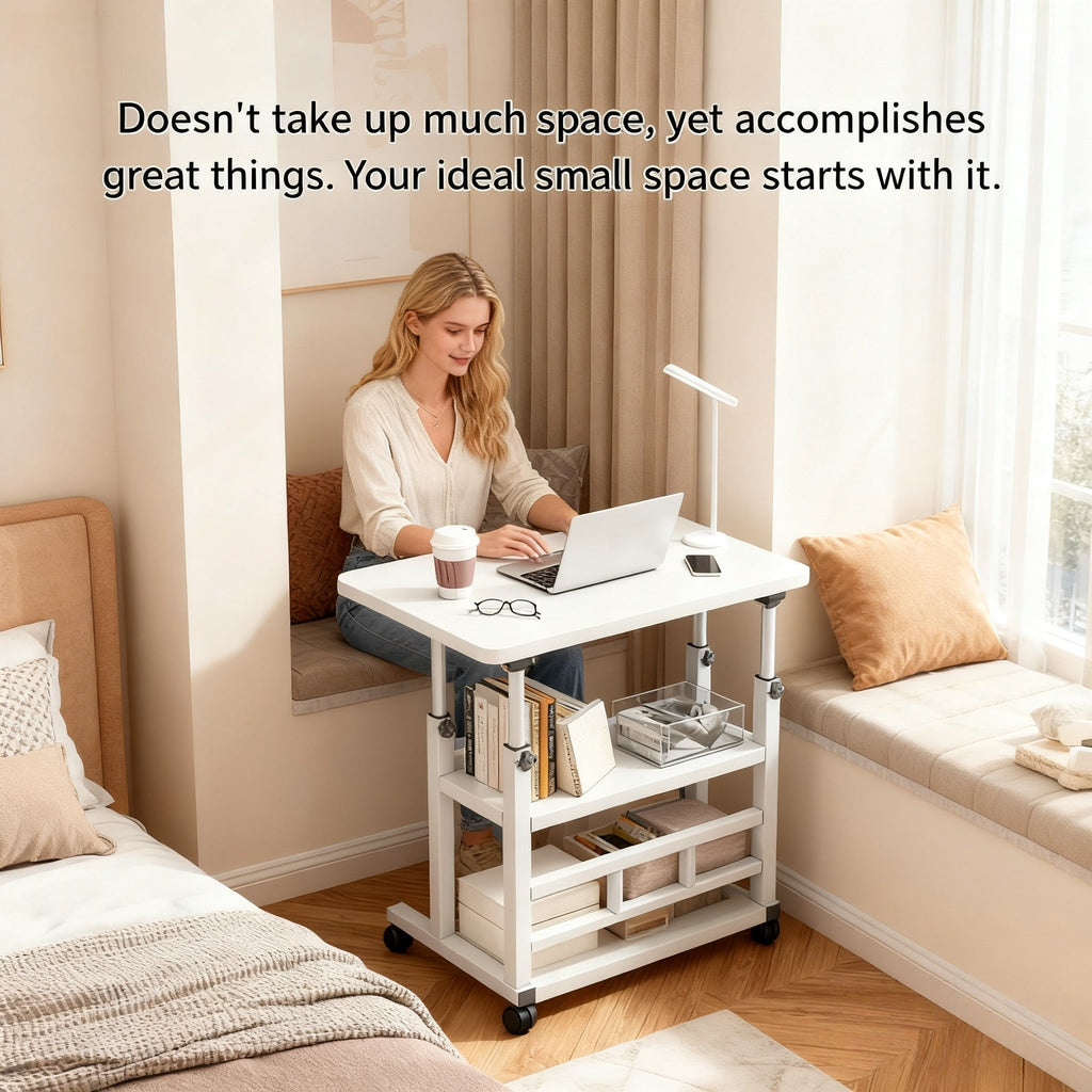 Estação de Trabalho Flexível com Ajuste de Altura – Mesa de Escritório Moderna e Funcional