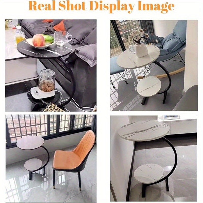 Mesa de Ferro Forjado Minimalista – Versátil para Canto, Centro ou Apoio Decorativo