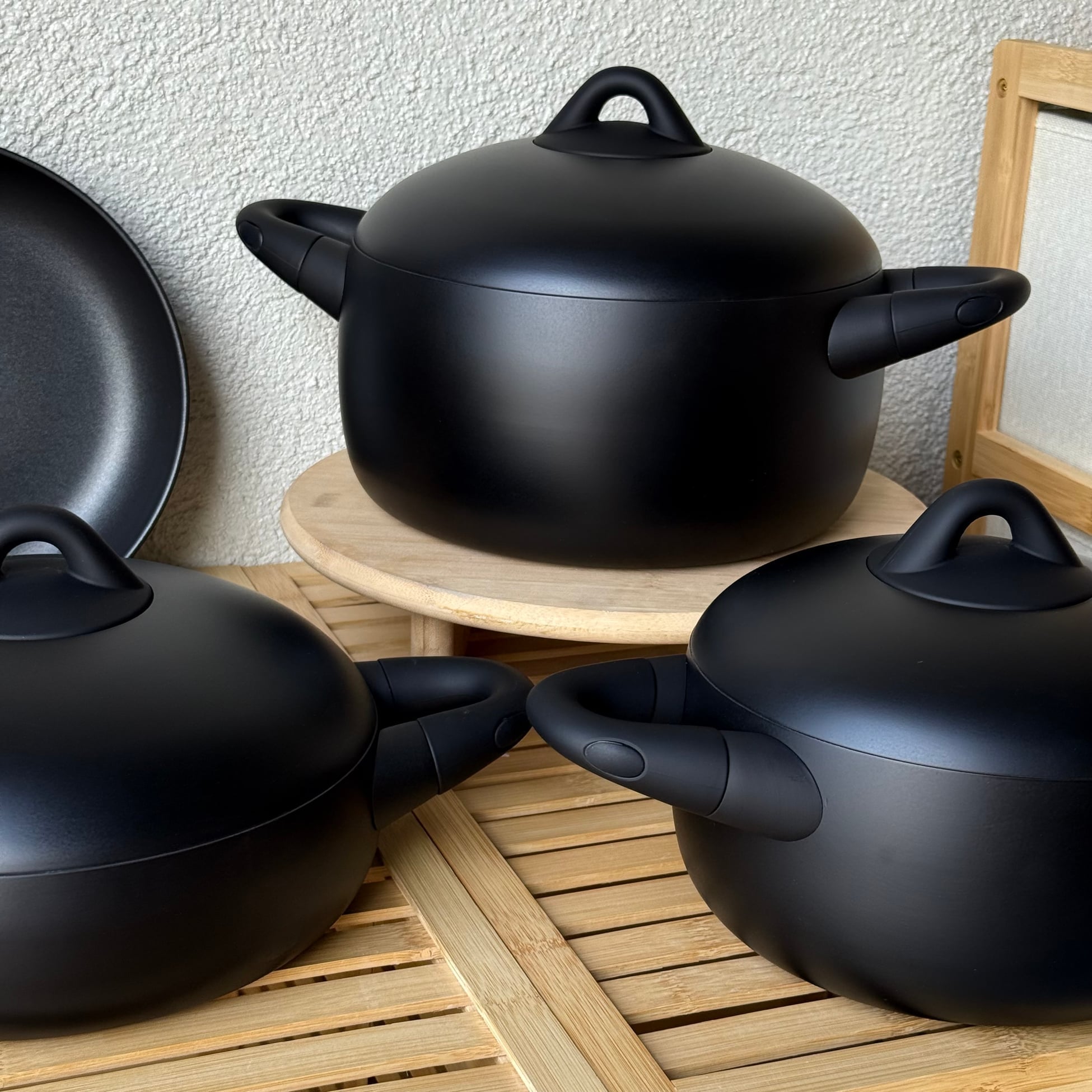 Jogo de Panelas Dolce de 7 Peças com Corpo Revestido em Ferro Fundido