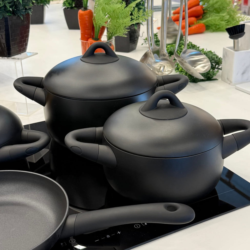 Jogo de Panelas Dolce de 7 Peças com Corpo Revestido em Ferro Fundido