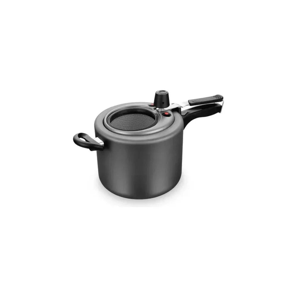 Panela de Pressão Visor Antiaderente 4,5l Grafite MTA