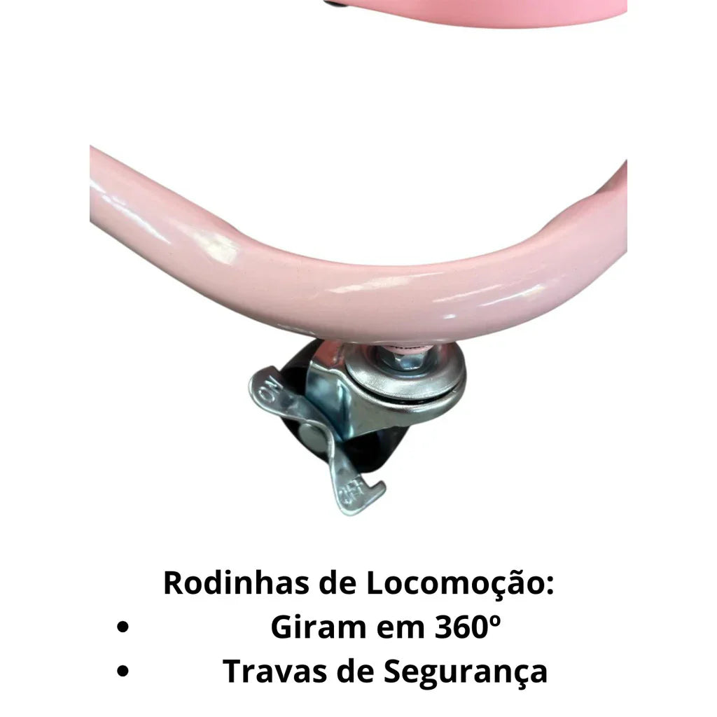 Carrinho Organizador Multiuso com 03 Prateleiras